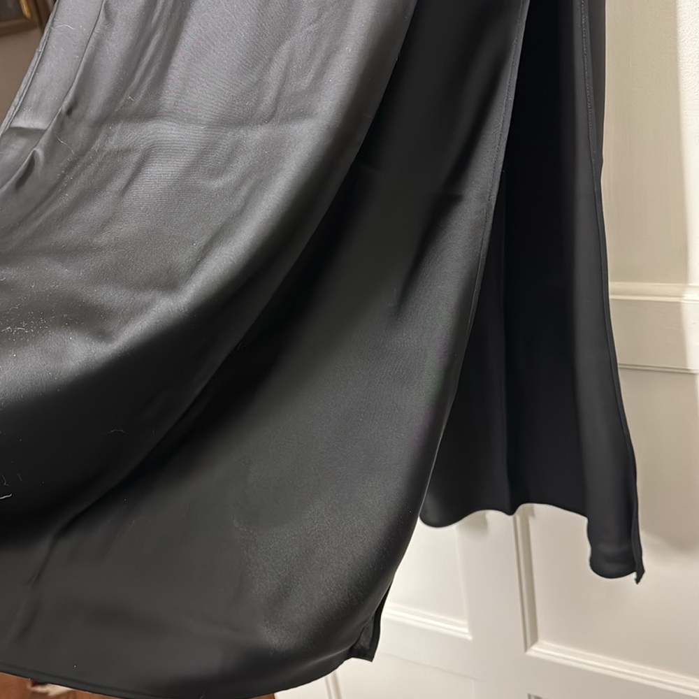 J. Crew Black Maxi Skirt with Side Slit - Picture 8 of 10